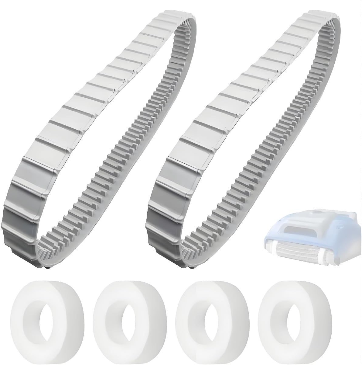 Dailygoods - 2x Aandrijfriemen voor Poolrobots, Vervangend Accessoire