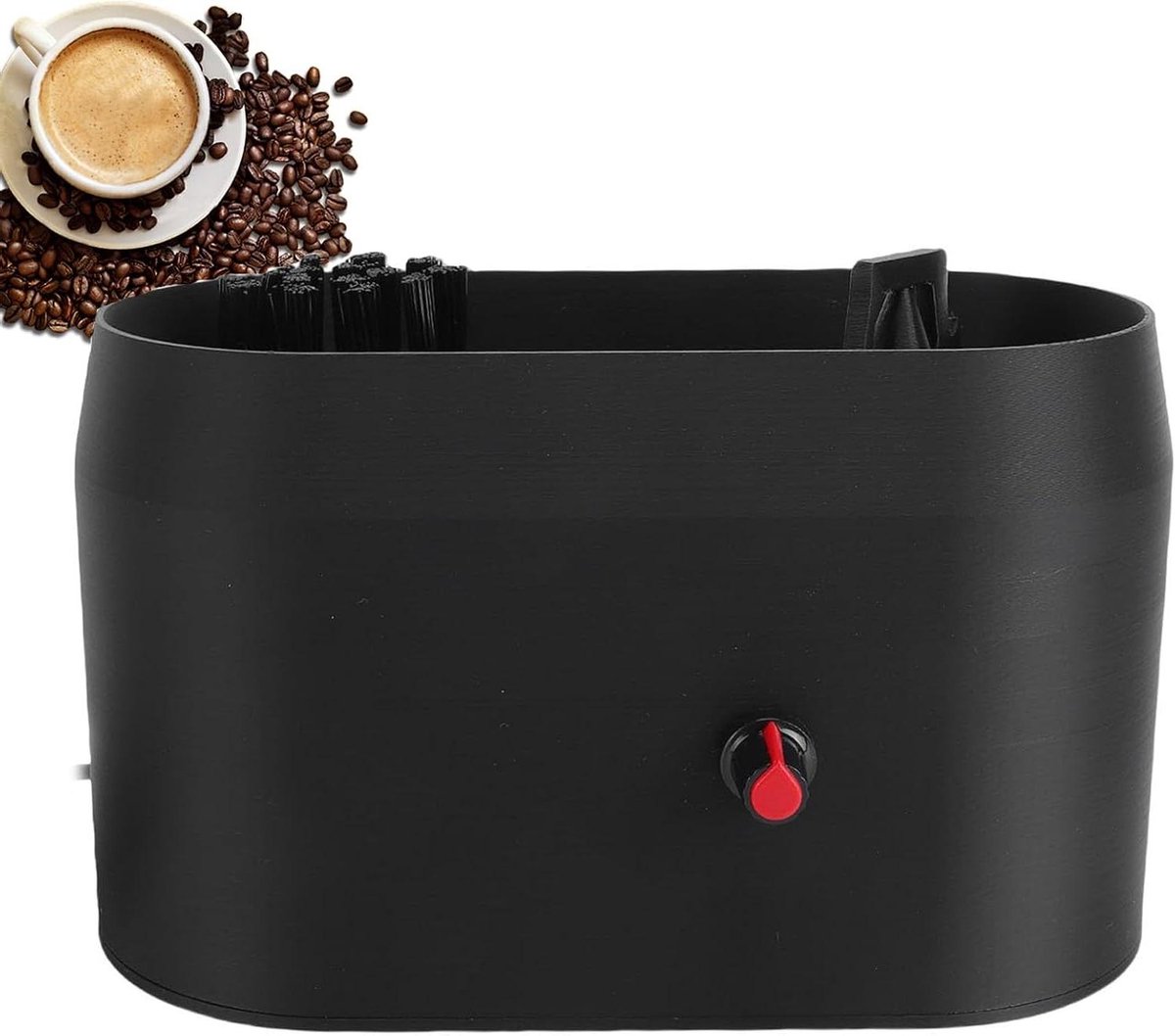 Koffiefilter Reiniger Portafilter Set Espresso Bereiding Universele Maten 19x11.5x11cm Zwart