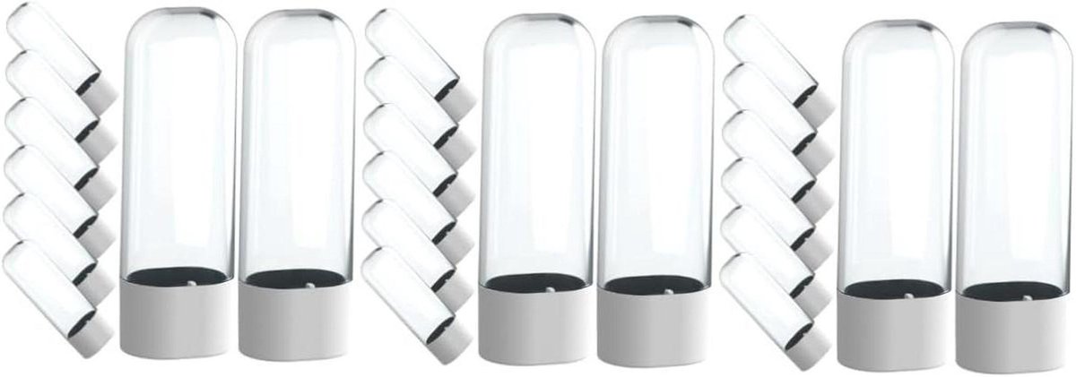 Tandenborstel Afdekkappen - Opzetborstel Hoezen - Reizen Mondhygiëne - Transparant Ontwerp - 9.10x2.60x2.00CM - Transparant