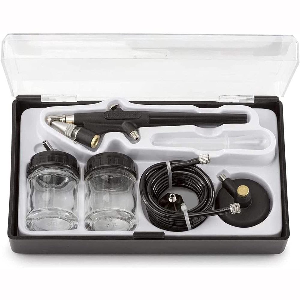 SPHProducts - Airbrush Set - Starter Kit - Siphon Feed - 0.8mm Nozzle - Geschikt voor Hobbyisten - Ideaal voor Beginners