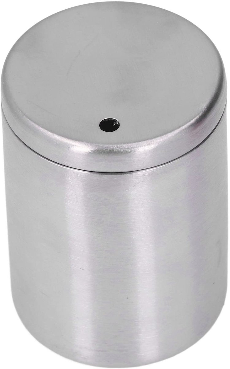 Dailygoods- Tandenstokerhouder Duurzaam - Roestvrij Staal - Valbestendig - Geschikt voor Huizen - 5,5 x 8 cm - Lichtgewicht 144g - Tandenstokerdispenser