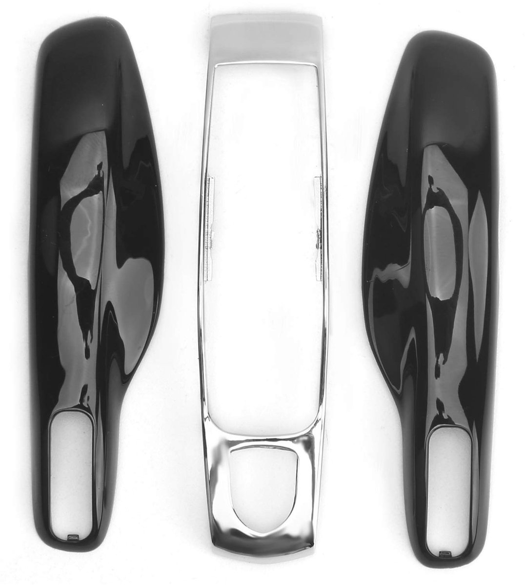 Dailygoods- Sleutelhanger Auto - Sleutelbehuizing met Afstandsbediening - Geschikt voor Porsche Cayenne 92A - ABS Materiaal - Schokbestendig - Antidiefstal Beveiliging - Autosleutel