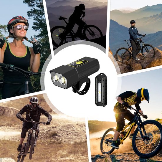 Super Bright Bike Light – Bicycle Headlight, Rechargeable USB Lamp | Waterproof Front Light for Road Bike, Scooter, Helmet, Home Work, Evening Trip, Outdoor Use, Men Women Safety Night Lights — afbeelding 3