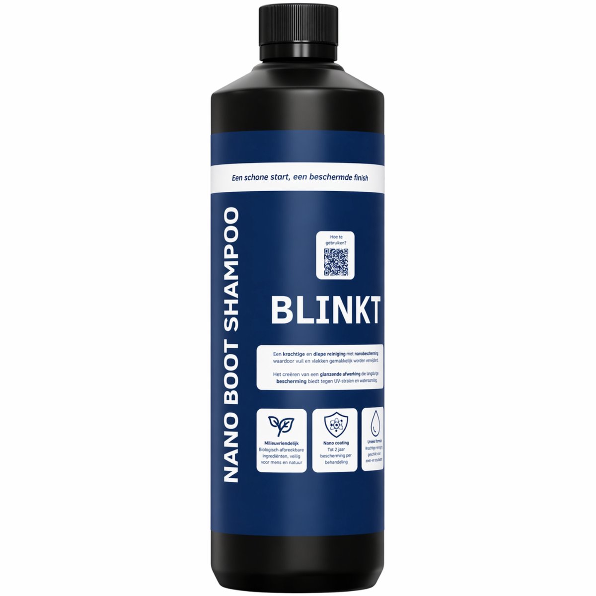 Boot Cleaner met Nano Coating - Bootshampoo voor Polyester, Gelcoat & Jetski - Reiniging & Bescherming - 500 ml - BLINKT
