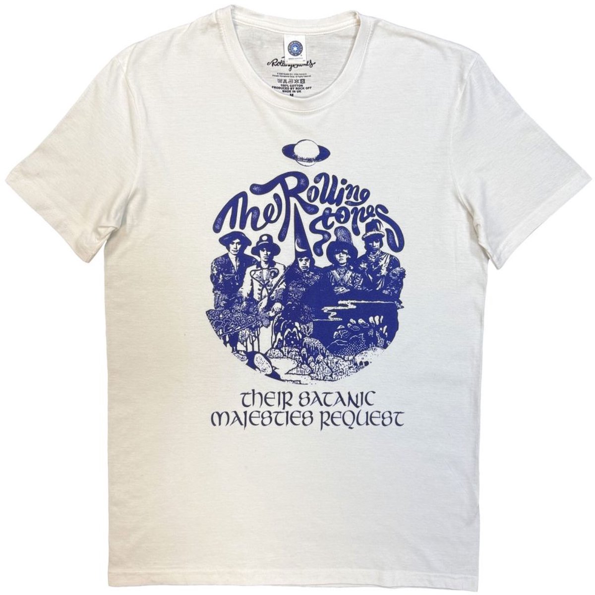 The Rolling Stones - Satanic Request Heren Tshirt - XL - Wit