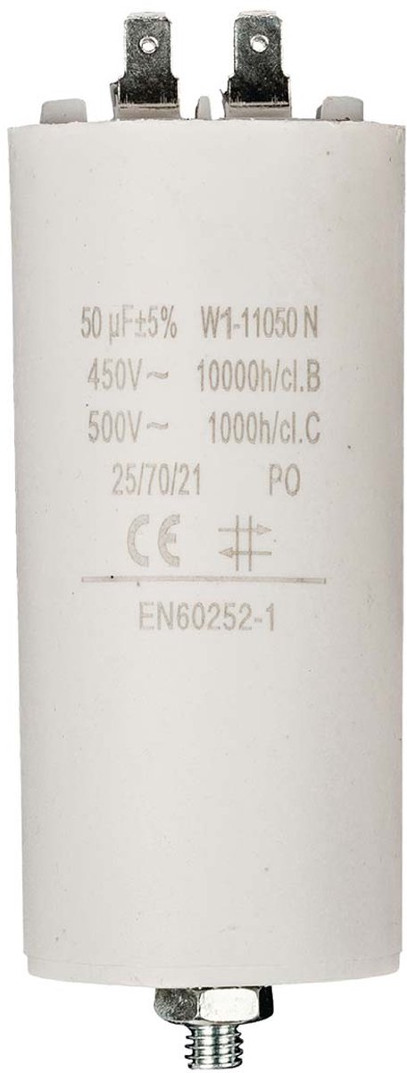 Nedis Condensator - 50 uF - 450 V - Faston - 1 Stuks