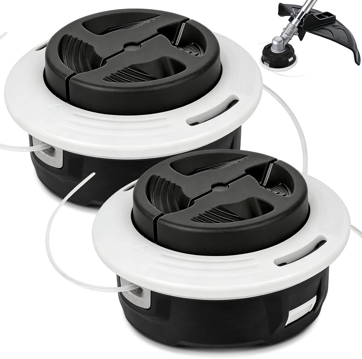 2 stuks maaikop voor trimmers, geschikt voor Autocut C26-2, vervangingsonderdelen en accessoires