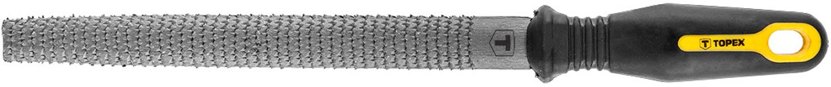 Topex - Houtvijl - Half Rond - 200mm - Ergonomische Handgreep