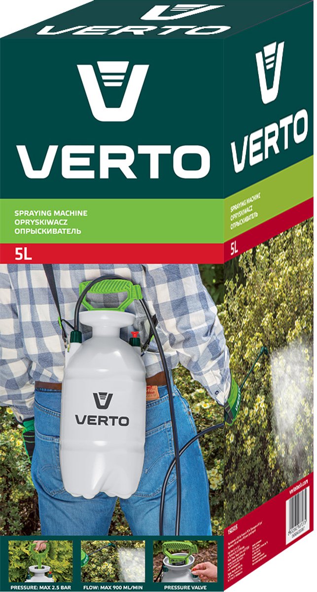 Verto Professionele onkruidpomp/drukspuit (5L) van Merkloos	 — afbeelding 5