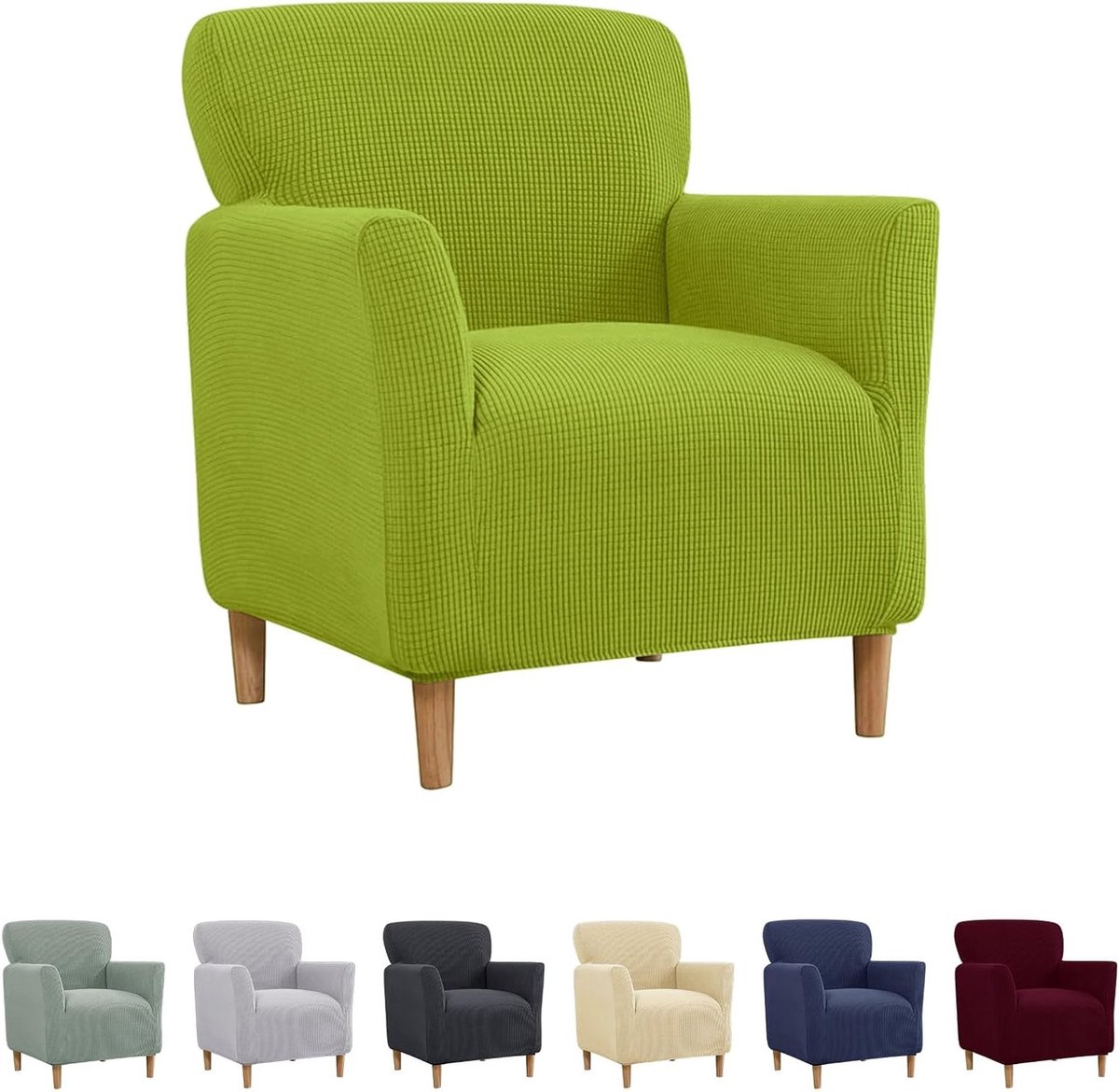 Verstelbare Stoelhoes van Elastisch Velvet voor Fauteuils en Beklede Stoelen, Zachte Besch