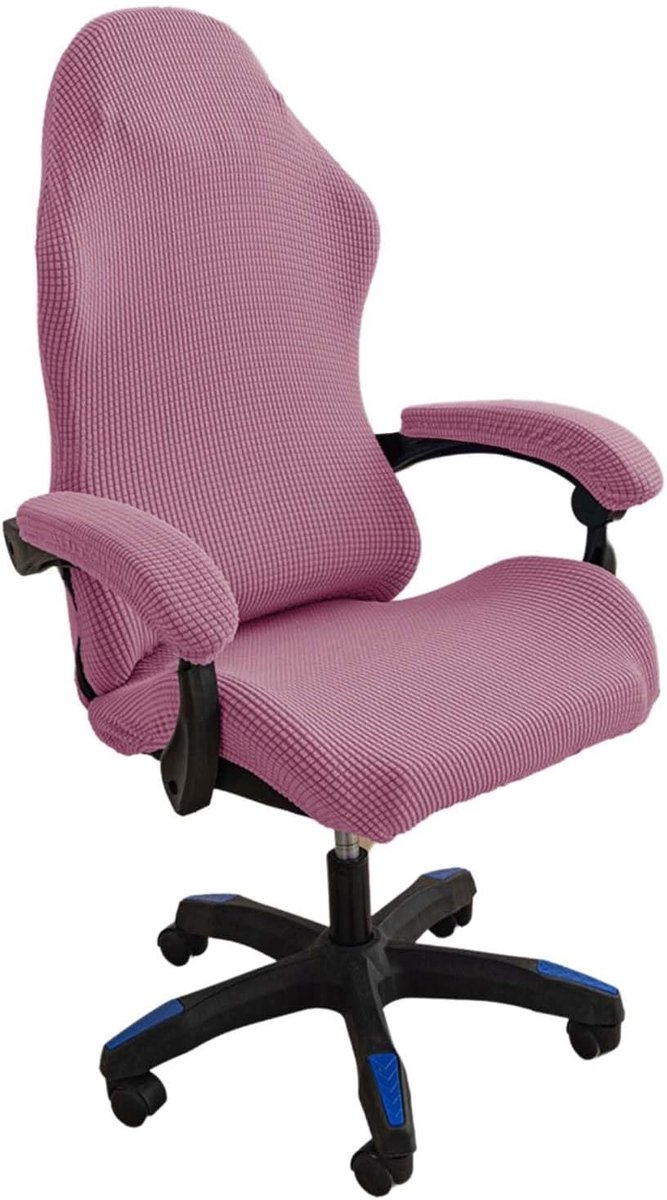 Wasbare en Antislip Gaming Stoel Cover - 4 Stuks, Geschikt voor Computerstoelen en Draaisteunen, Paars