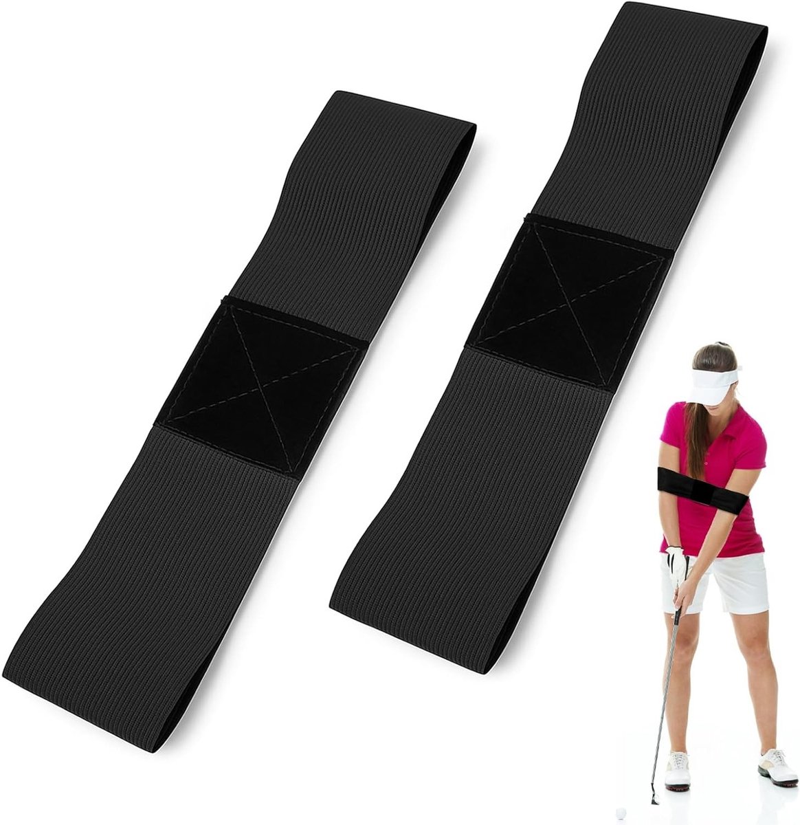 Golf Swing Trainer Set van 2 - Arm Houding Correctie en Stabiliteit voor Beginners en Gevorderden