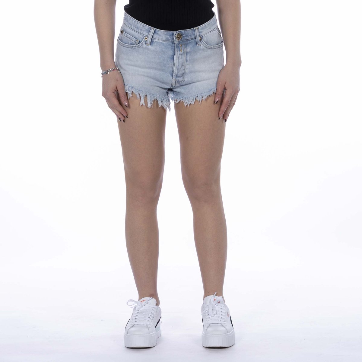 Replay Short Azzurro Shorts - Fashion Wear - Vrouwen