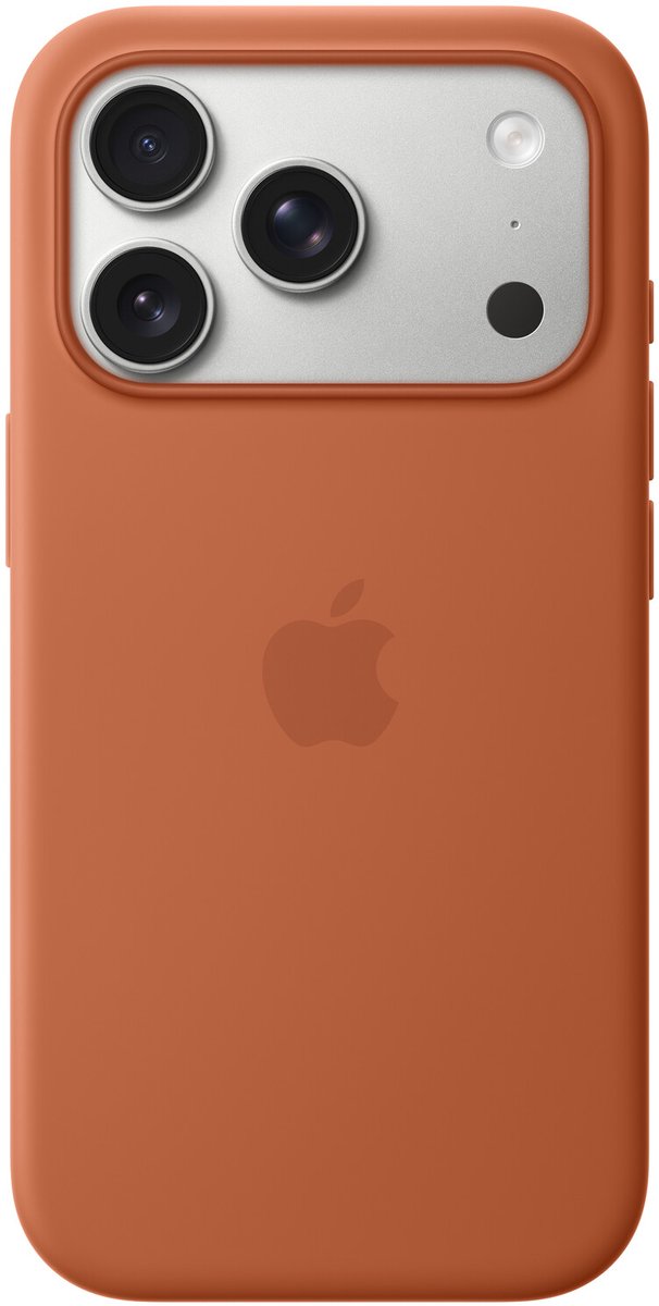 Apple Siliconenhoesje met MagSafe voor de Apple iPhone 17 Pro - Terracotta