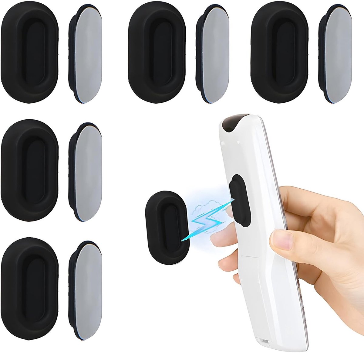 Vijfdelige wandmontage voor afstandsbediening, krachtige magnetische houders voor airconditioners en huishoudelijke apparaten