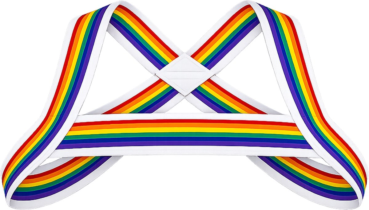 Barcode Berlin Pride Harness White - MAAT XS