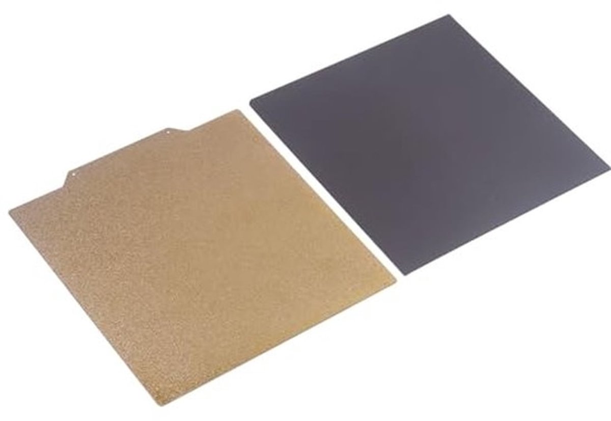 Flexibele constructieplaatset - dubbel getextureerd magnetisch vel 185x185mm - Ideaal voor 3D-printerplatforms