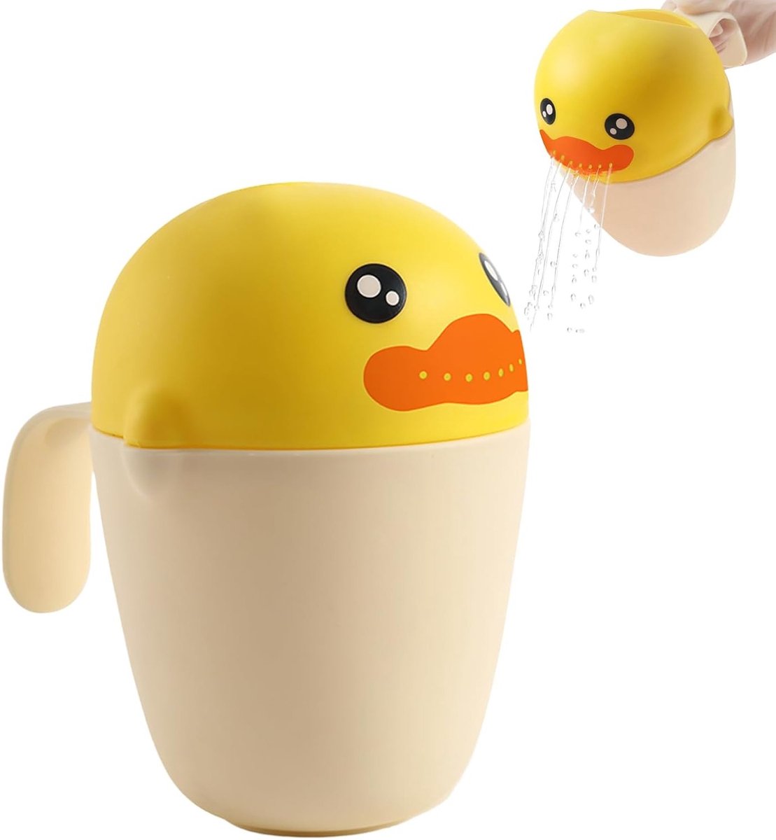 Schattige En Functionele Ducky Baby Douchekop Voor Gemakkelijk Haarwassen, Veilig Voor Kinderen