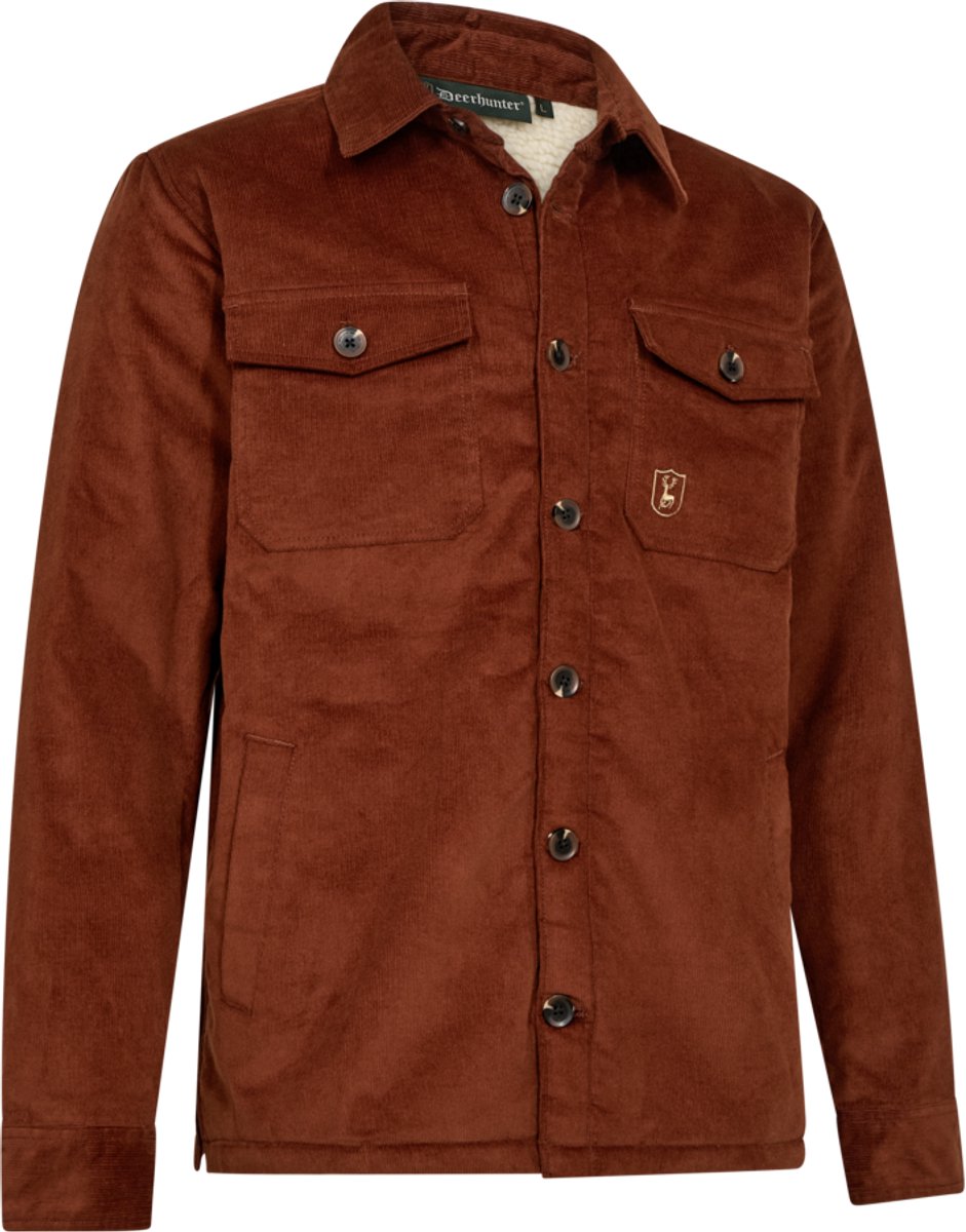 Deerhunter Sherpa Gevoerde Corduroy Jas Outdoor Jas Scandinavische Jas Cypress