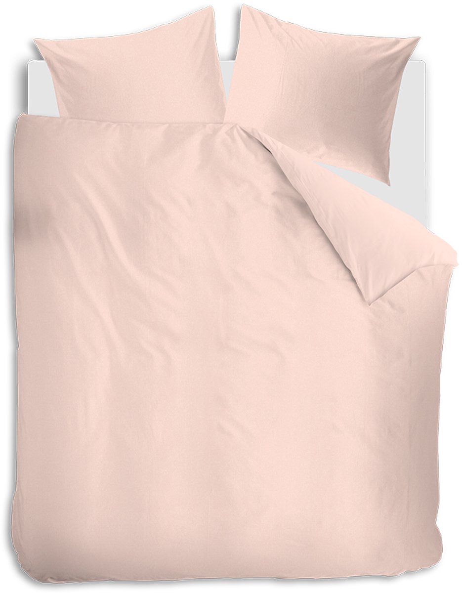 Auping Chambray blossom Dekbedovertrek - Tweepersoons 260 x 220 cm - Biologisch katoen - Blush
