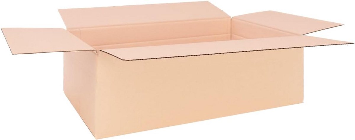 Bruine Verhuisdozen en Verzenddozen Enkelgolfkarton 55x33x19.5 cm (25 stuks)