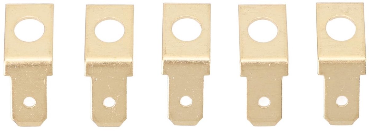 ONF3 - Quick Disconnect Terminals - Niet-geïsoleerde Crimp Terminals - 100 Stuks - Betrouwbare Verbindingen - Messing Spade Terminals - Ideaal v...