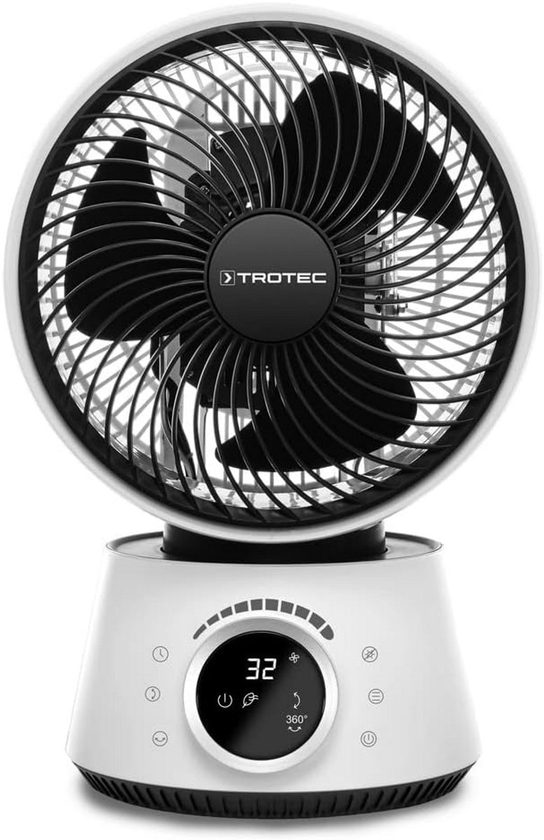 360 Graden Turbo Ventilator met 32 Snelheden en Afstandsbediening