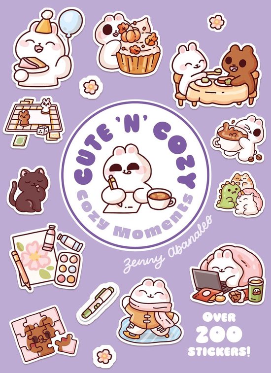 Little Sticker Books- Cozy Moments - cover