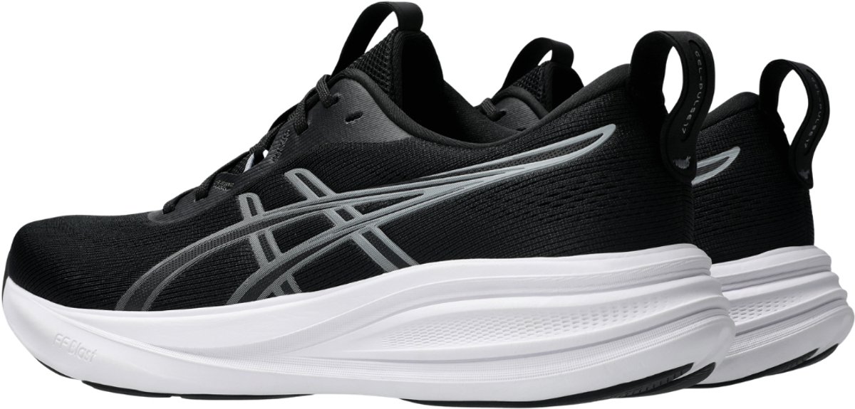 ASICS Gel Pulse 17 Heren Hardloopschoen Zwart Maat 46 thumbnail 3