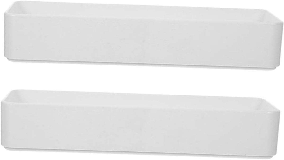 Lade Organizer - Bestekbak - Keuken Opbergen - Verstelbaar Ontwerp - 2 Stuks - Wit