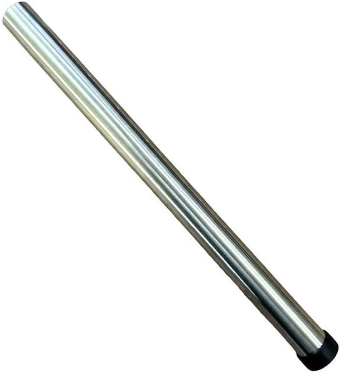 Stofzuigerbuis Verlengstuk - Toverstaf Pijp - Schoonmaken Uitbreiden - Roestvrij Staal - 47.5 cm - Zilverkleurig