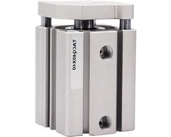 Luchtcilinder - Pneumatische cilinder - Industriële automatisering - Drie-assige staaf - Slag 100 mm - Zilver