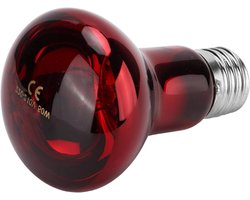 Reptielen Warmtelamp - UVA Lamp - Terrarium Verwarmen - Geavanceerde Infrarood Technologie - 50W - Kleurloos