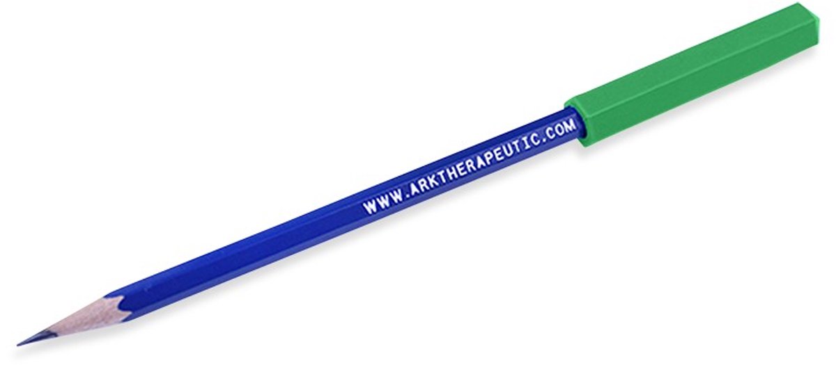ARK Therapeutic kauwbare potloodtopper sensorisch speelgoed groen.