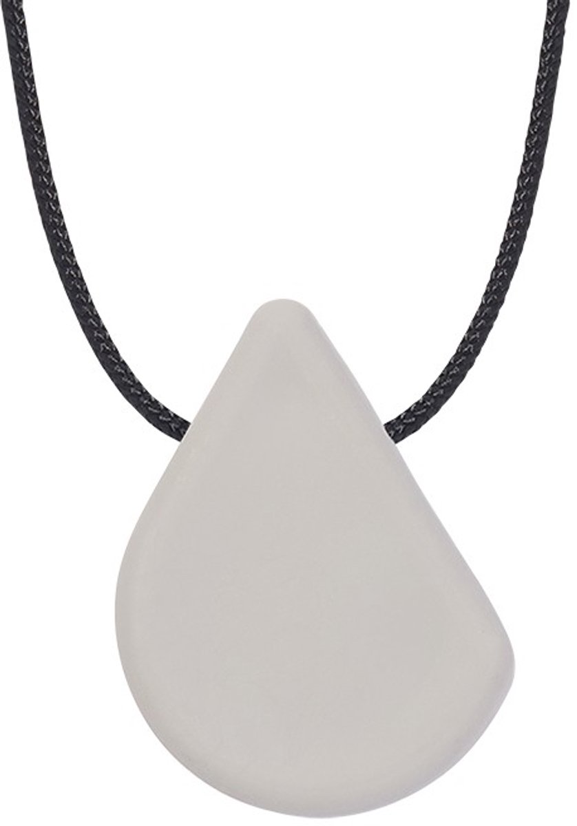 ARK Therapeutic kauwsieraad teardrop lichtgrijs voor kinderen.