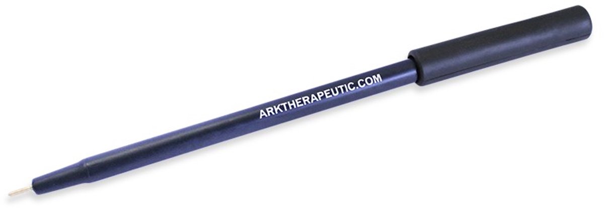 ARK Therapeutic kauwbare pen topper zwart sensorisch speelgoed.