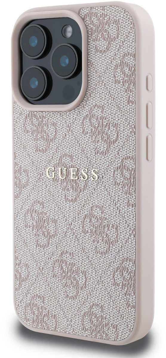Guess telefoonhoesje voor iPhone 16 Pro Max - MagSafe geschikt - Pink