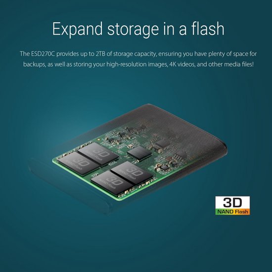Draagbare Externe SSD 500GB USB 3.1 Gen 2 Type-C Snel Opslag — afbeelding 2