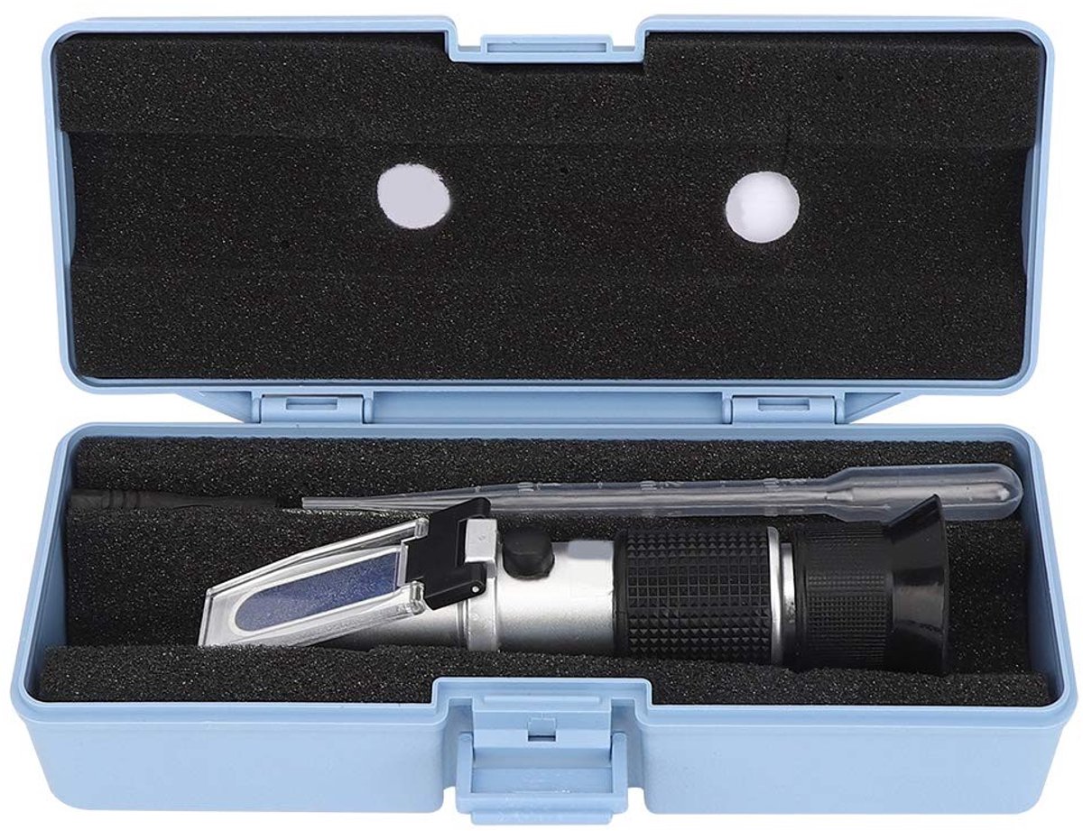 aladdien - Brix-refractometer - Suikermeter - Hoge nauwkeurigheid - Draagbaar - Vloeistofmeetapparatuur - Geschikt voor thuisgebruik - Compact formaat