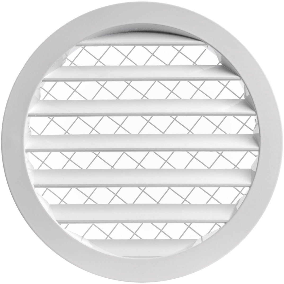 aladdien - Ventilatiekap - Aluminium - Ronde luchtuitlaat - 16 cm - Met gaas - Ideaal voor huis of garage