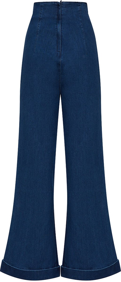 Succubus Clothing Kisha Jeans Broek Navy