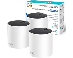 Mesh Wi-Fi Systeem – Draadloos Netwerk – Dekking Uitbreiden – AI-Powered Mesh – 3 Stuks – Wit