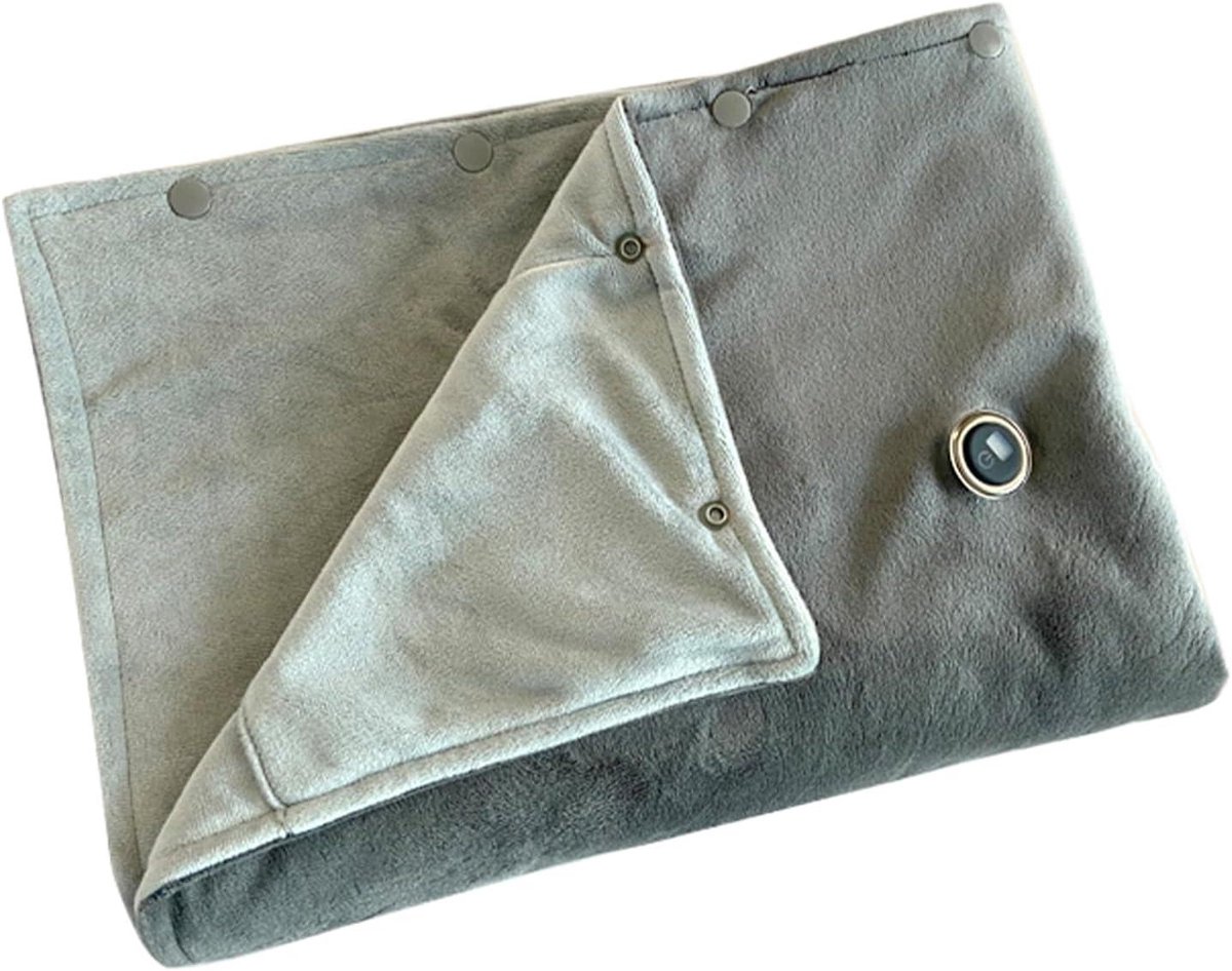 Verwarmde Deken - Winter Sjaal - Warm Blijven - Draadloze USB - 150x80 cm - Effend