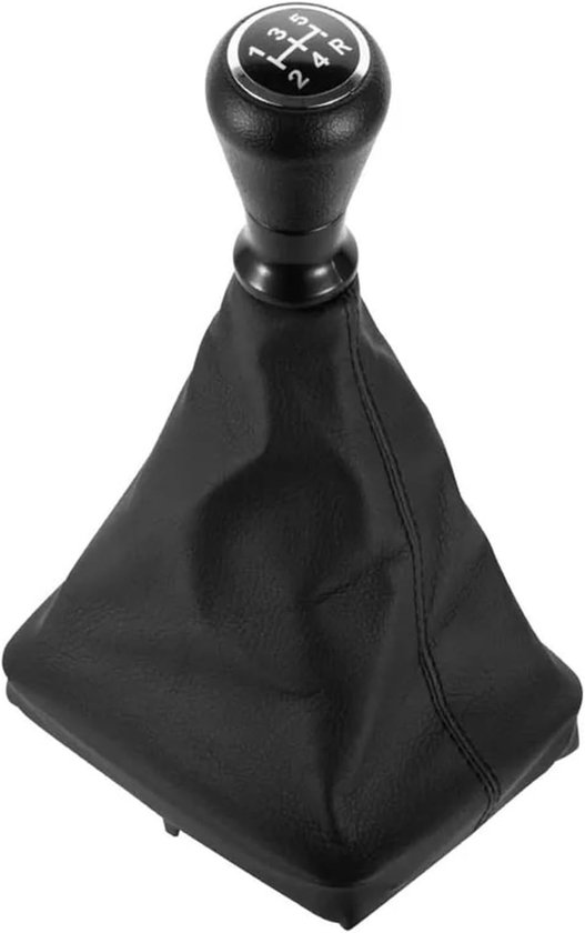 Versnellingspook Knop - Schakelhendel Set - Auto Interieur Upgrade - Ergonomisch Comfort - 5 Versnellingen - Zwart — afbeelding 5