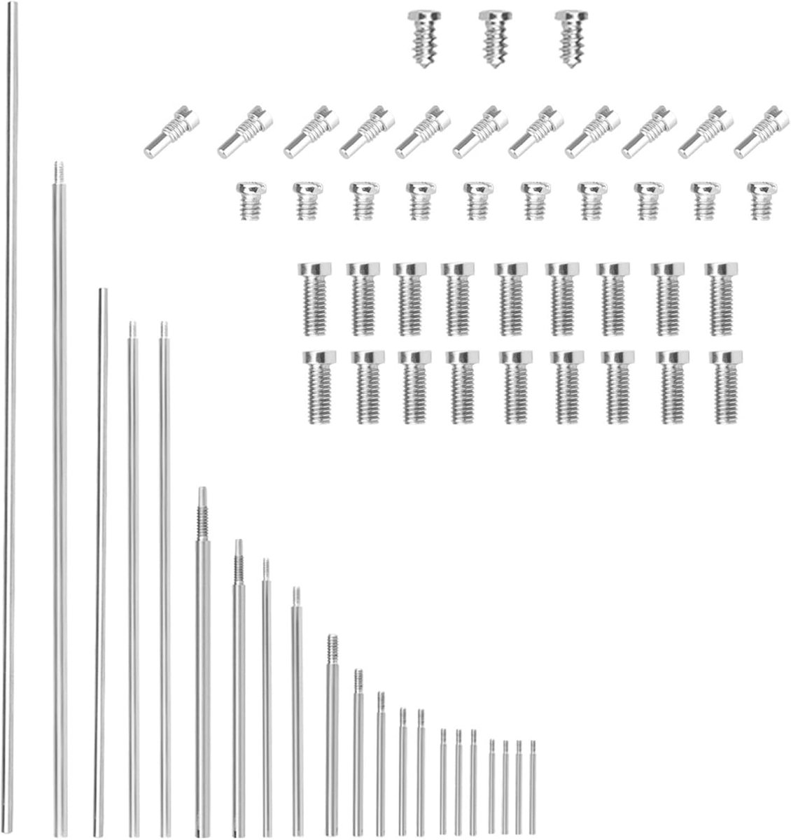 Oboe Onderhoudsset - Hobo Reparatie - Instrument Onderhoud - Roestbestendig Staal - Complete Set - Zilverkleurig