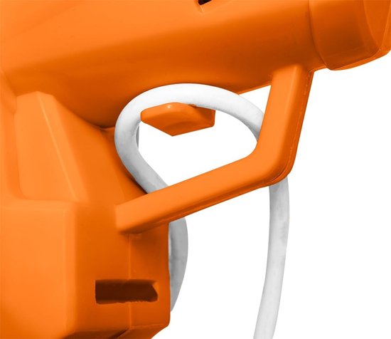Elektrische Bladzuiger - Tuinstofzuiger Bladblazer - Tuin Schoonmaken - Zuig Blaas Haksel - 45 Liter Zak - Oranje — afbeelding 4