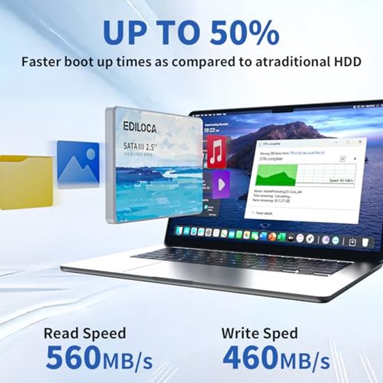 240 GB interne SSD 2,5 inch SATA III met hoge leessnelheid — afbeelding 4
