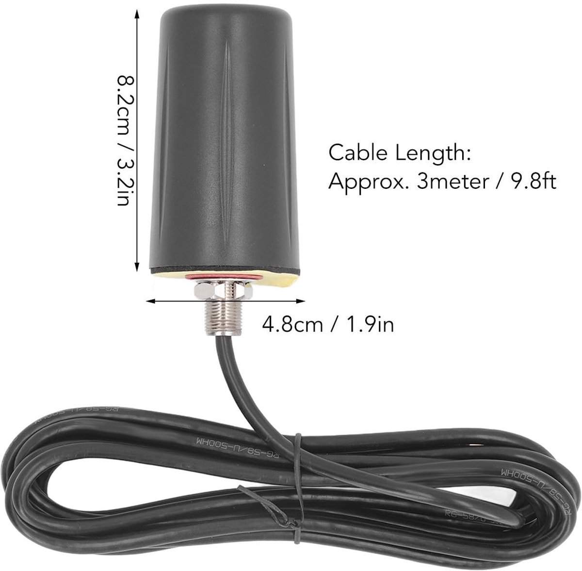 aladdien - Outdoor Dual Band Antenne - 5dBi Versterking - Waterdicht en Lange Afstand - Ideaal voor Wifi Booster en Router - Geschik...