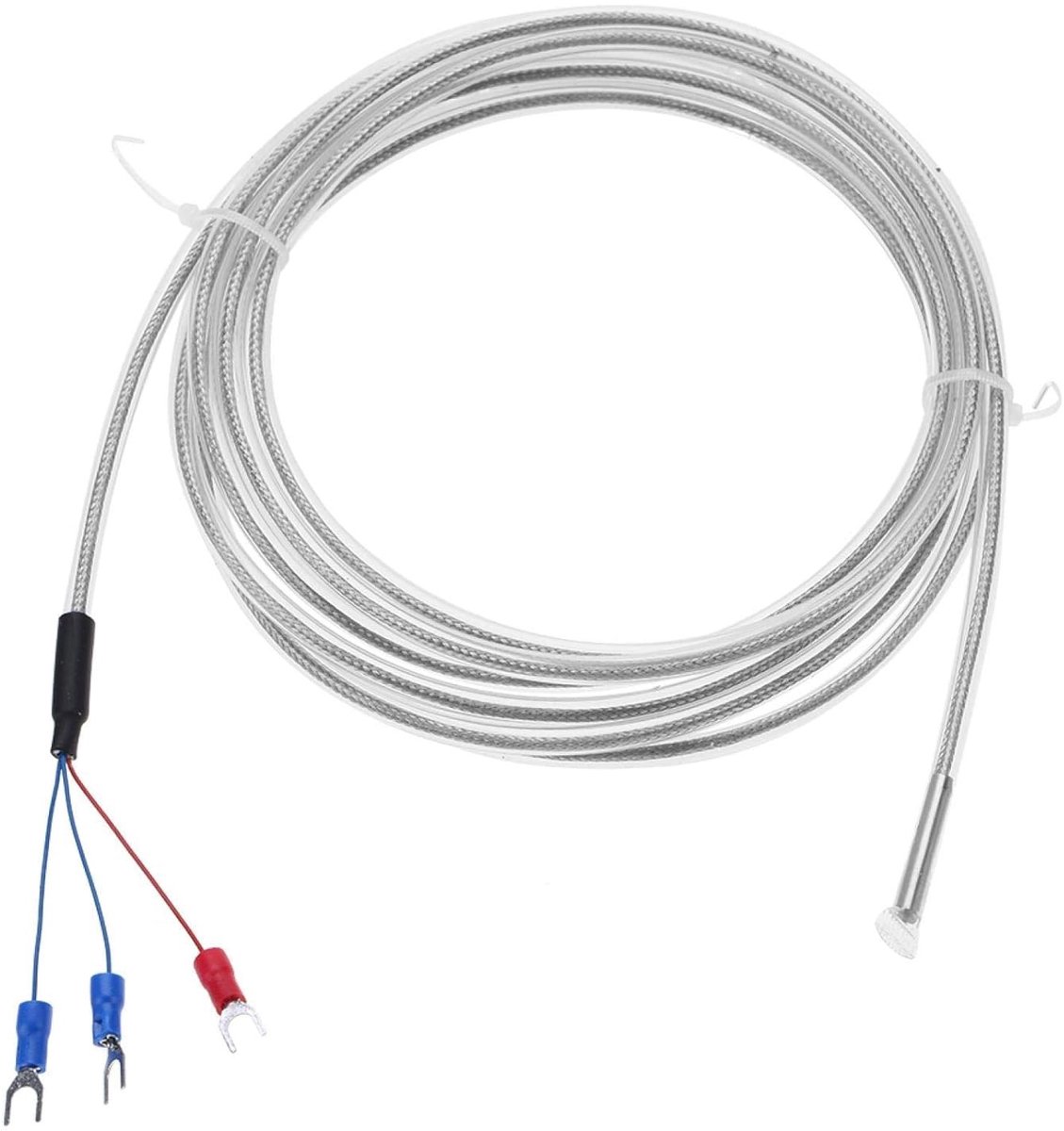 PT100 Thermokoppel 3-draad Sensor - Nauwkeurige Temperatuurmeting tot 200°C