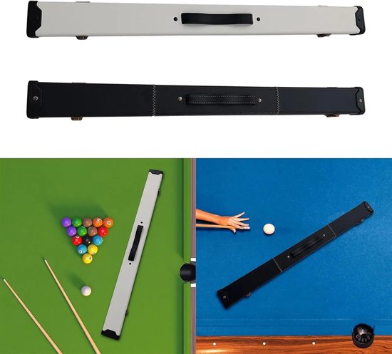 Biljartkeu Tas - Keu Koffer - Biljart Opslag - Robuuste Bescherming - 85 cm Lengte - Wit — afbeelding 4
